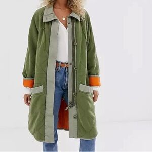 Free People Puffed Out Quilted Dolman Jacket